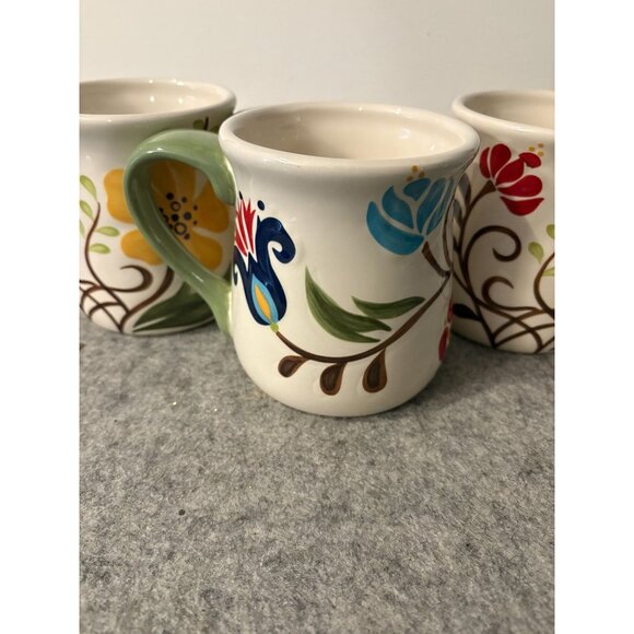 3 Vida Eva Mendes Espana Jardine 20oz. Handcrafted Mugs  # 2907 - Picture 2 of 5